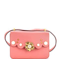 Pearly Peony Shoulder Bag Leather Small