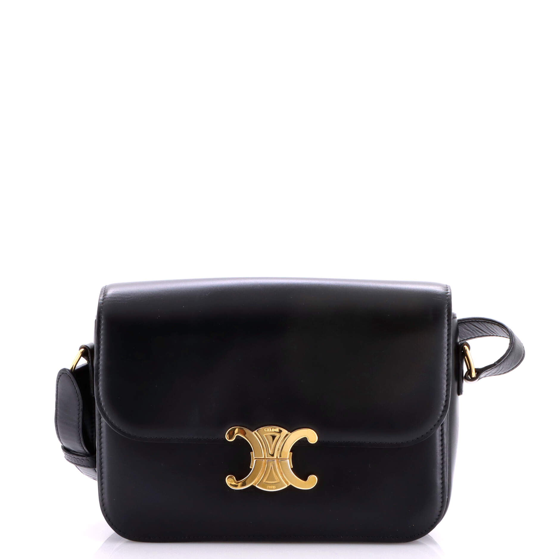Triomphe Shoulder Bag Smooth Calfskin Medium