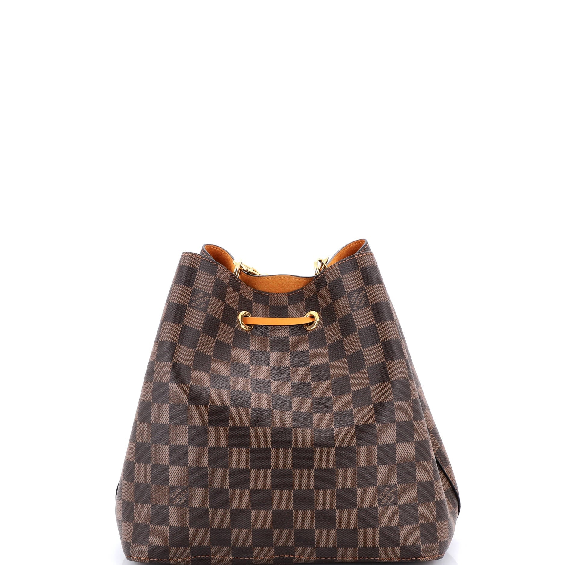 NeoNoe Handbag Damier with Leather MM