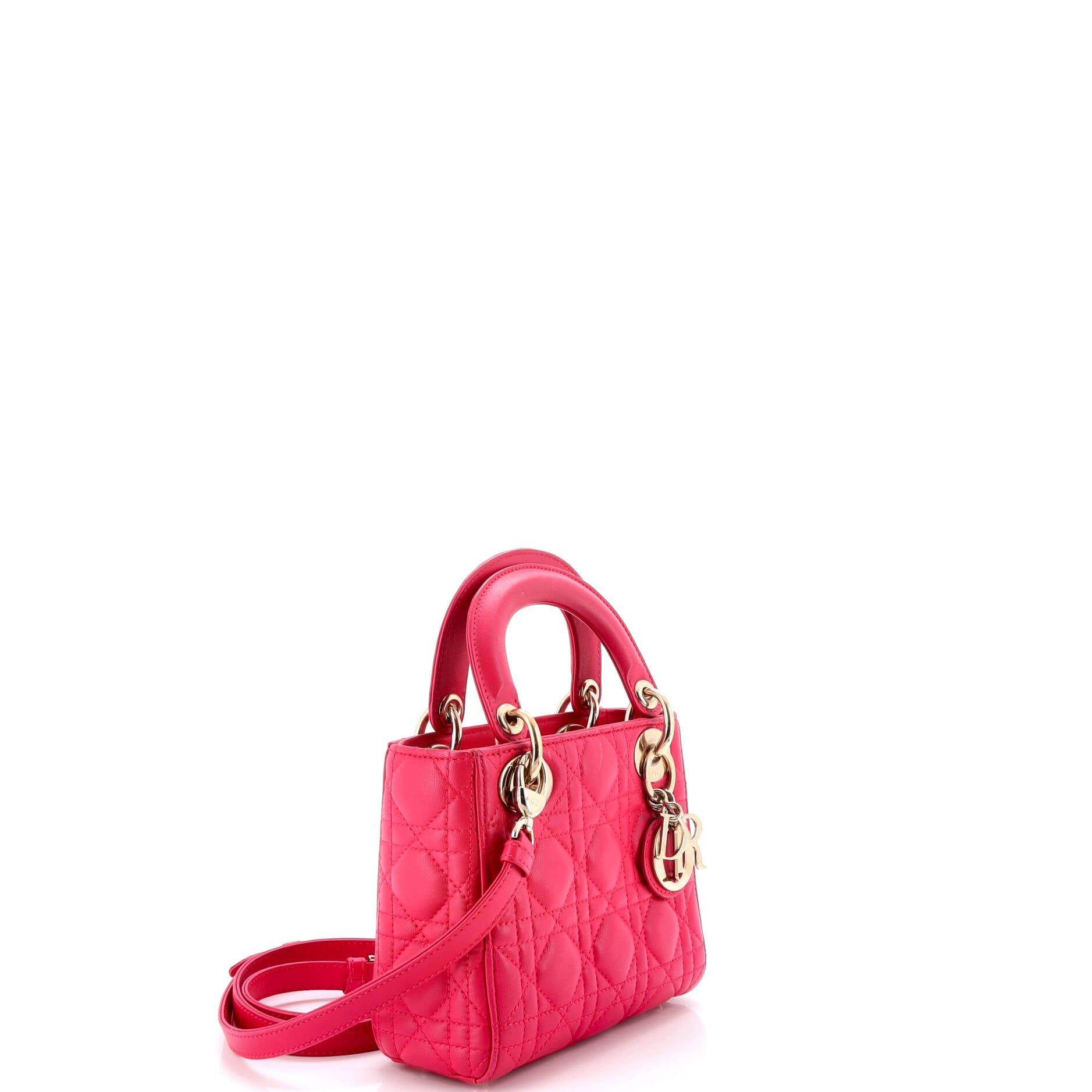 Lady Dior Bag Cannage Quilt Lambskin Mini