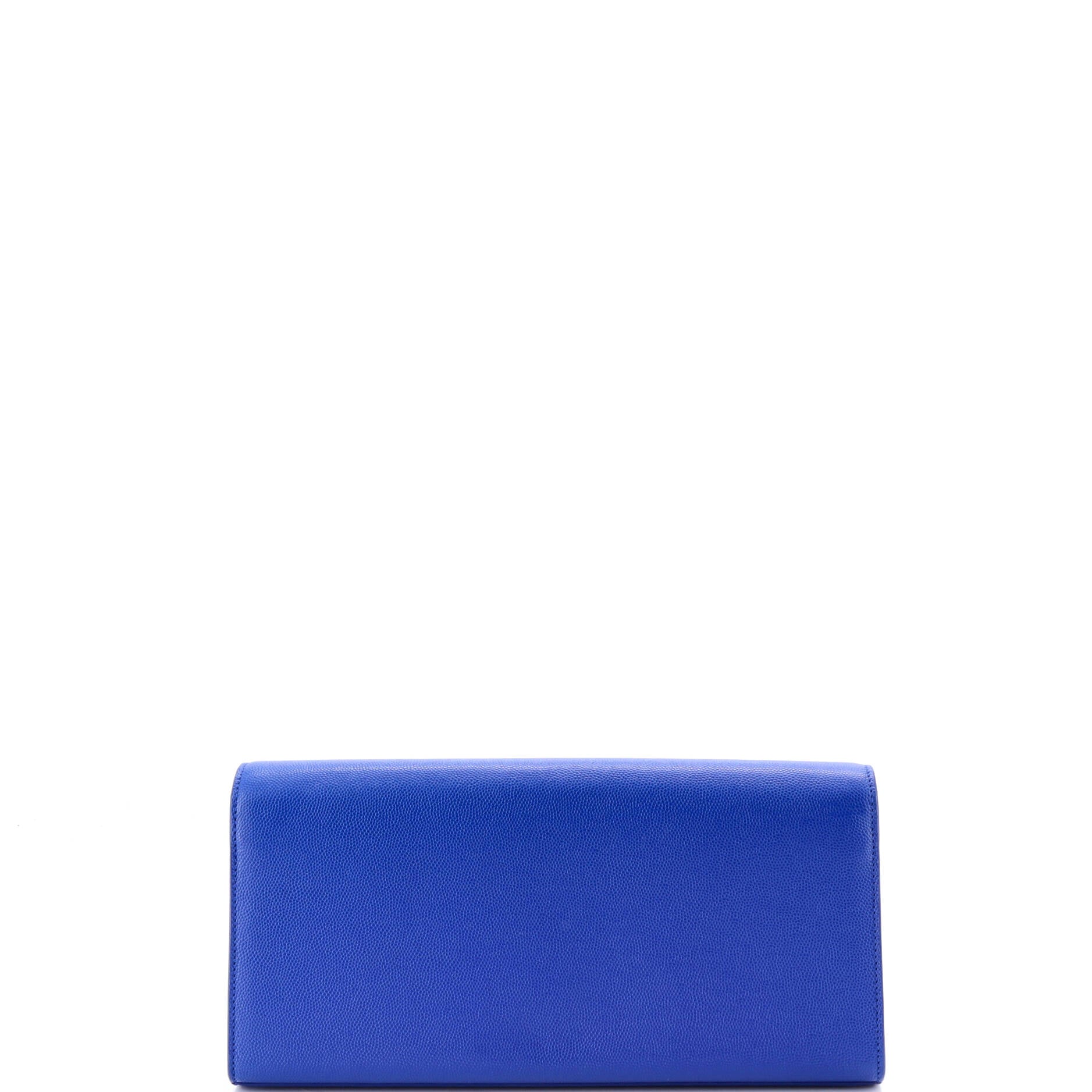 Classic Monogram Clutch Metallic Calfskin Long