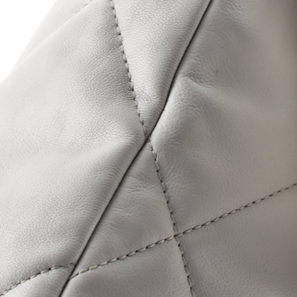 19 Flap Bag Quilted Leather Medium