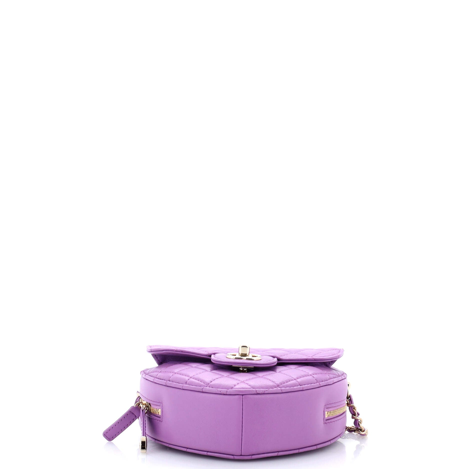CC in Love Heart Bag Quilted Lambskin