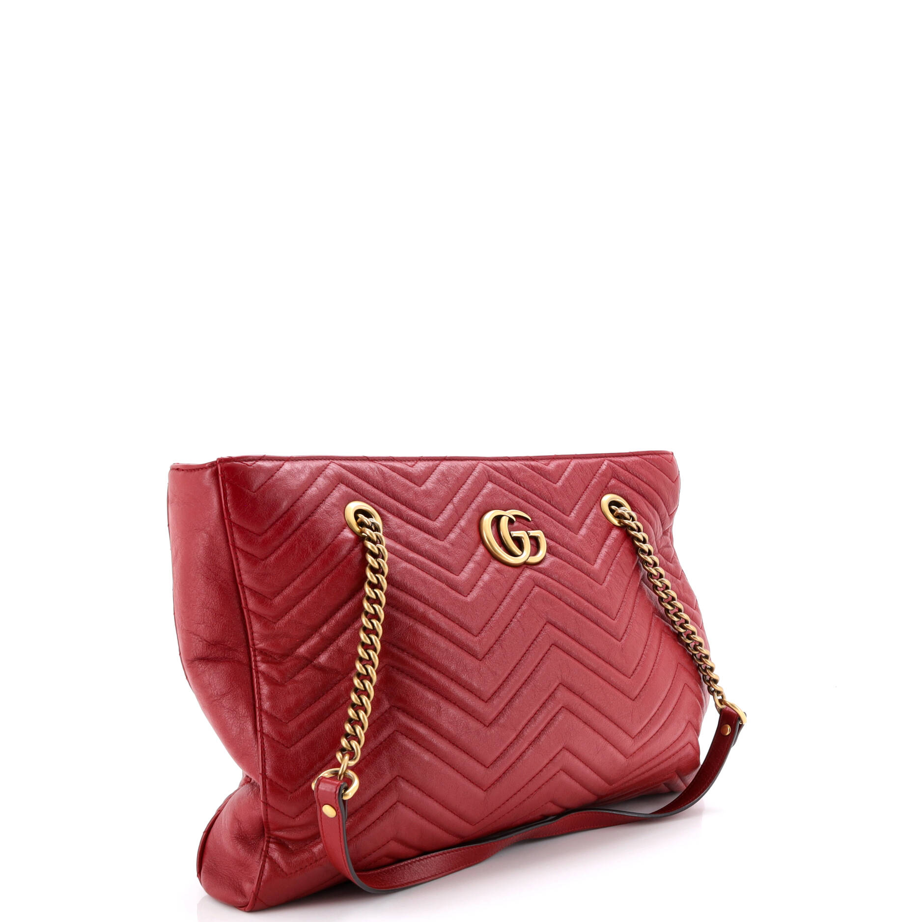 GG Marmont Zip Tote Matelasse Leather Medium