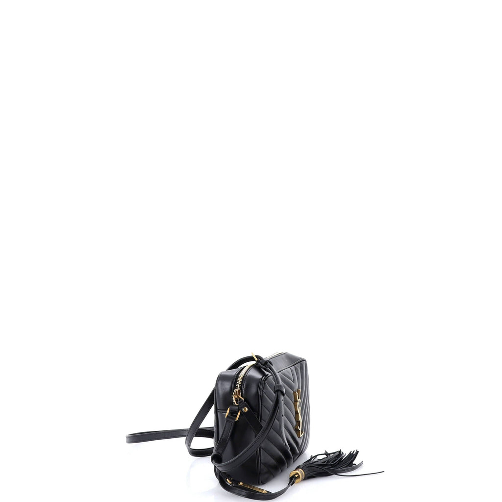 Lou Camera Bag Matelasse Chevron Leather Small