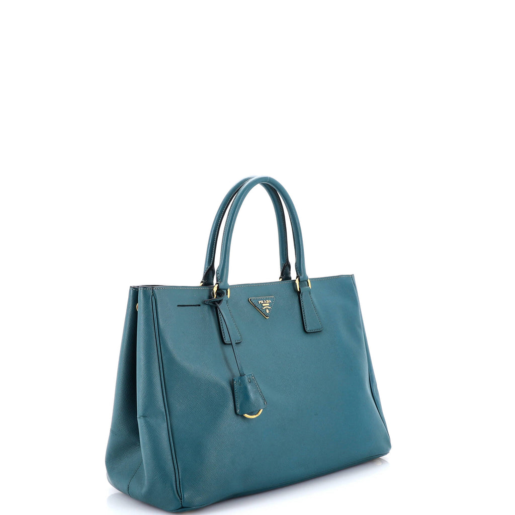 Lux Open Tote Saffiano Leather Large