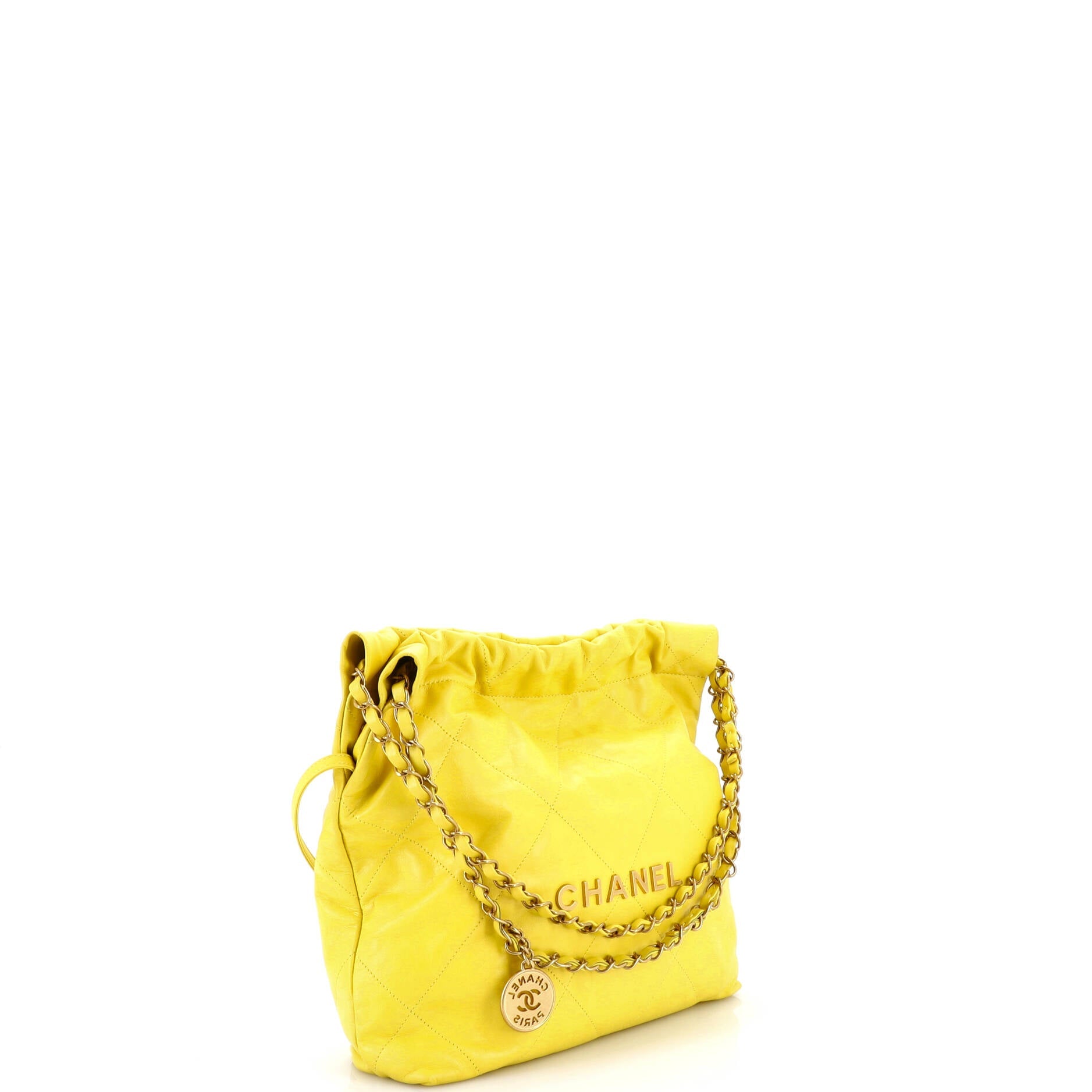 22 Chain Hobo Quilted Calfskin Small