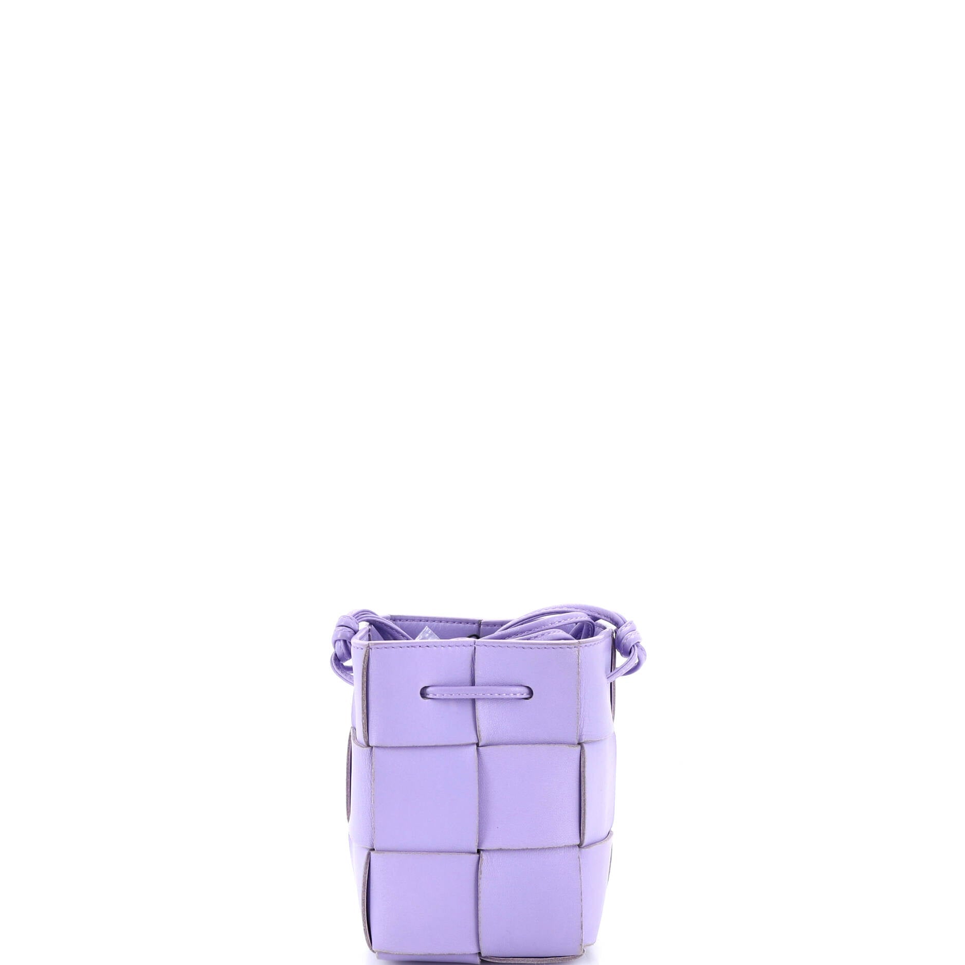 Cassette Bucket Bag Maxi Intrecciato Leather Mini