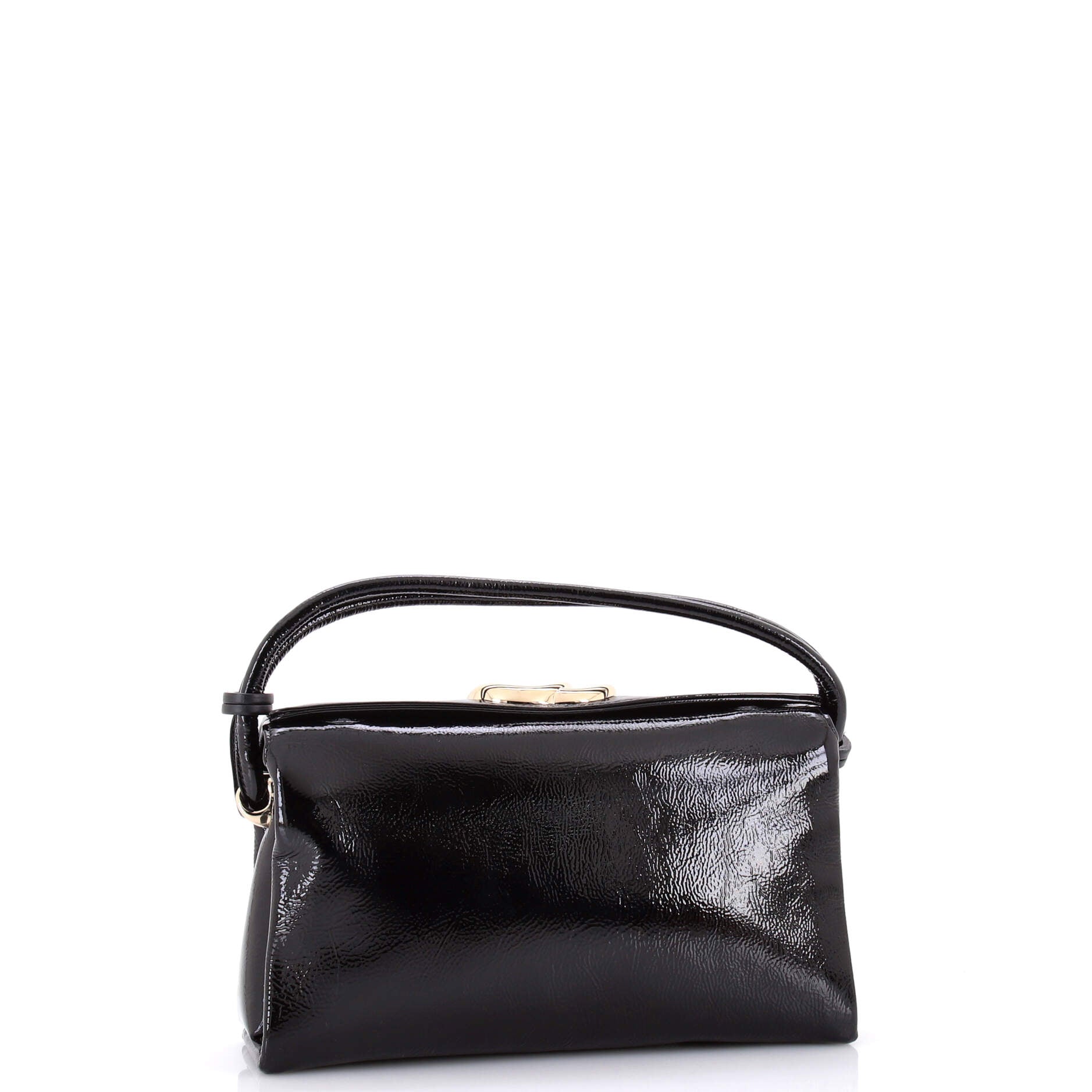 Double G Top Handle Bag Patent Medium