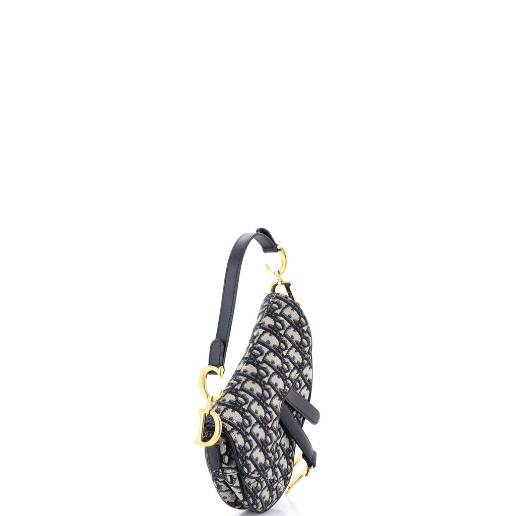 Saddle Handbag Oblique Canvas Mini