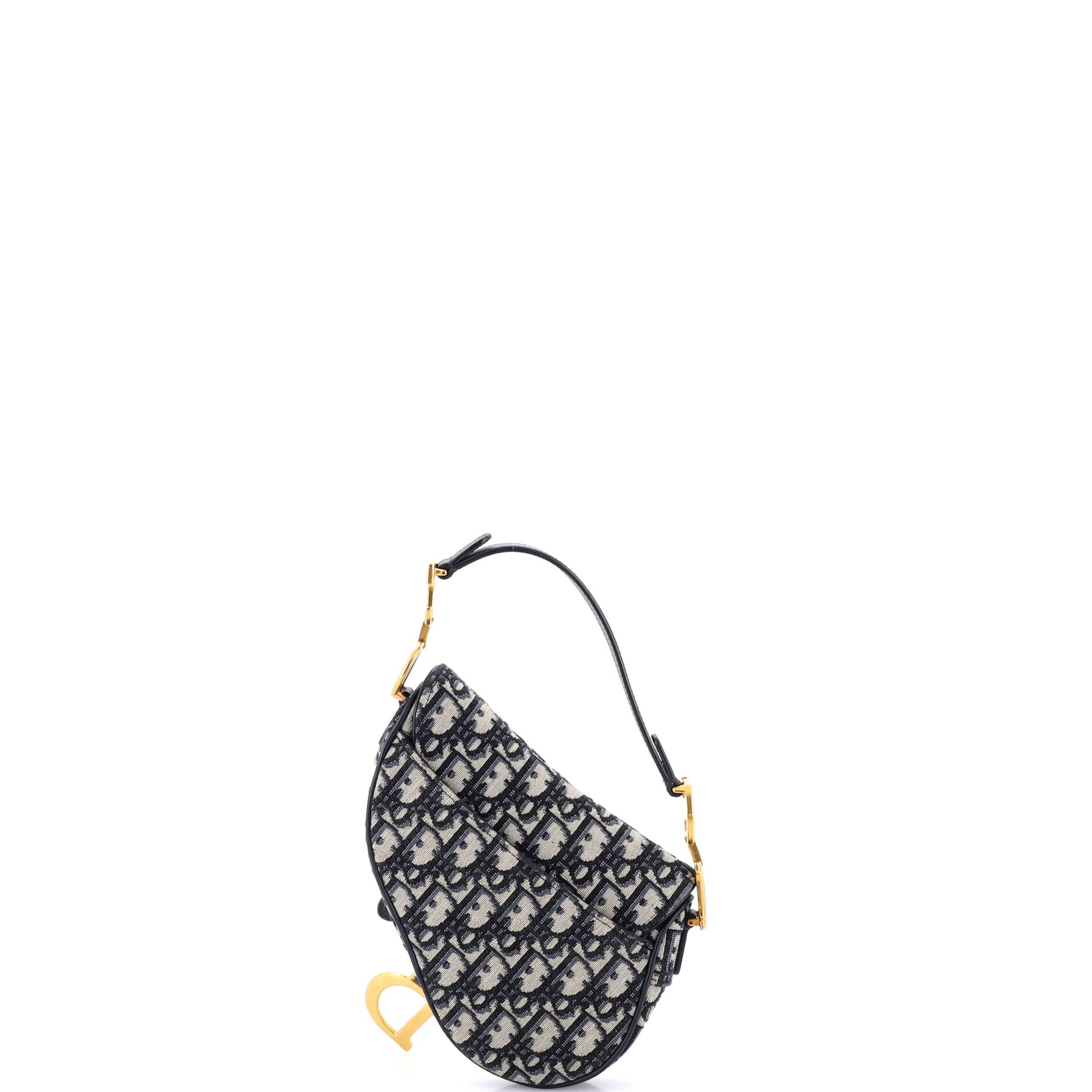 Saddle Handbag Oblique Canvas Mini