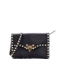 Rockstud Flip Lock Flap Bag Leather Medium