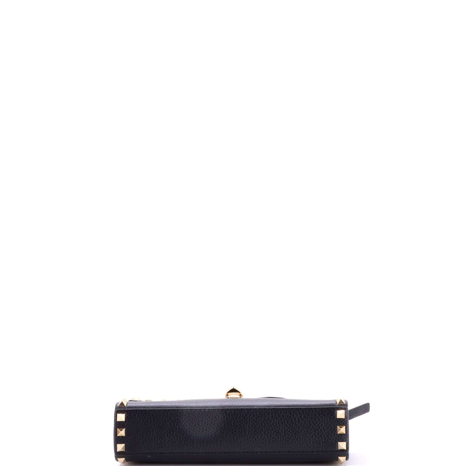 Rockstud Flip Lock Flap Bag Leather Medium