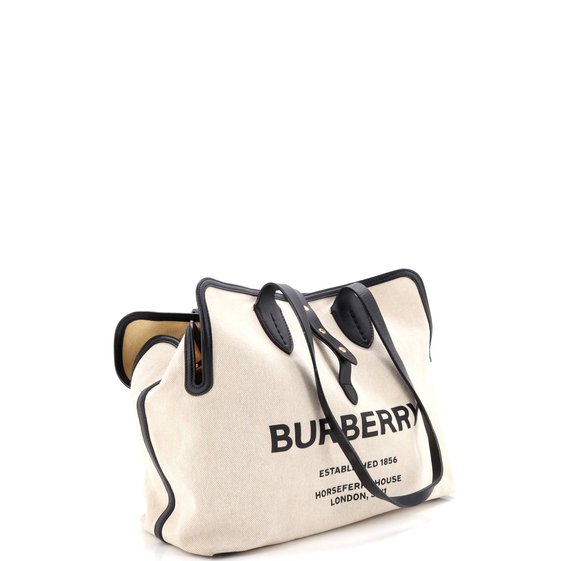 Soft Belt Bag Canvas with Leather Medium