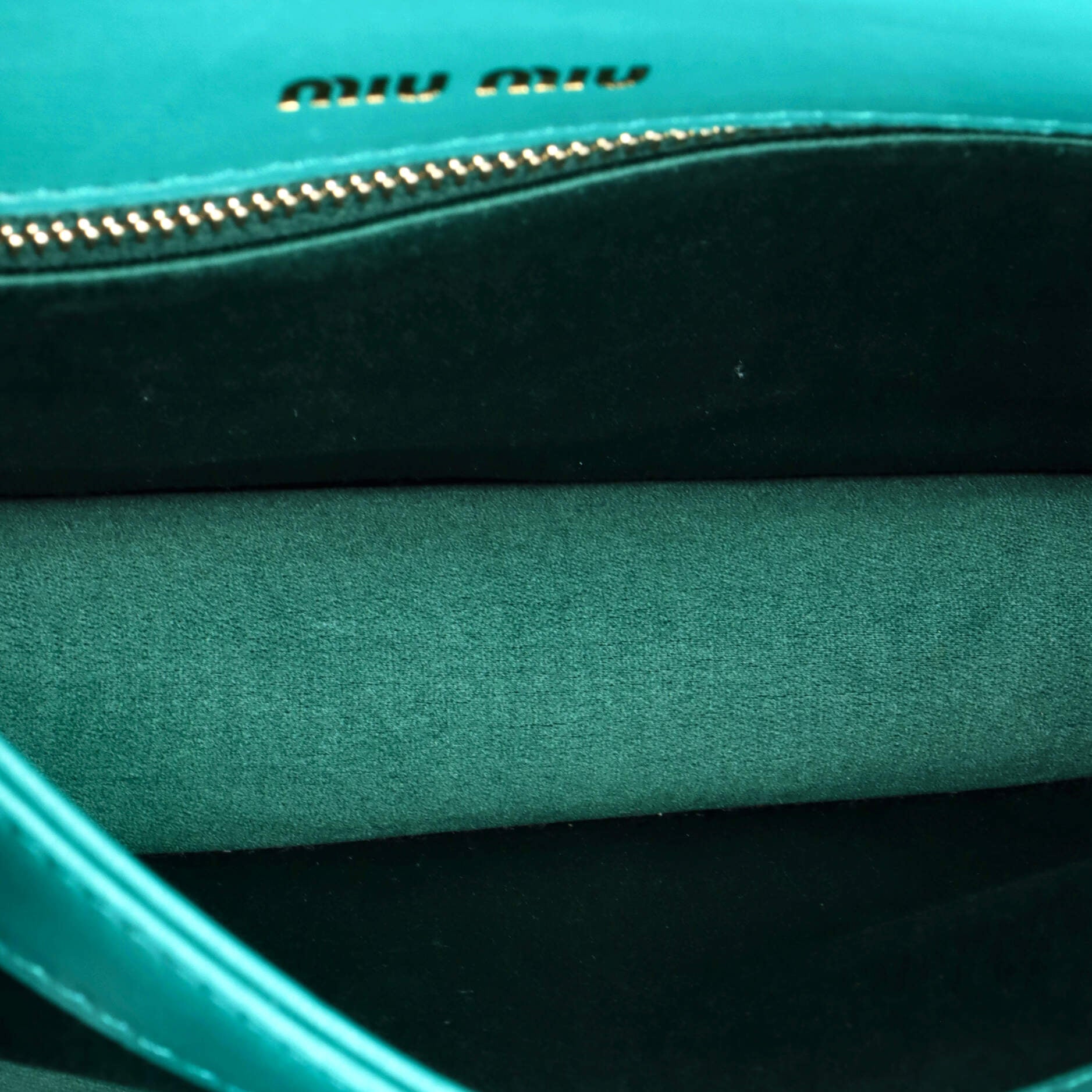 Flap Lock Shoulder Bag Matelasse Leather Medium