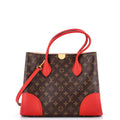 Flandrin Handbag Monogram Canvas and Leather