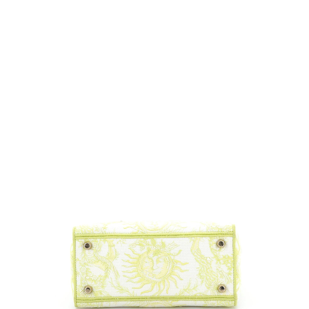 Lady D-Lite Bag Embroidered Canvas Medium