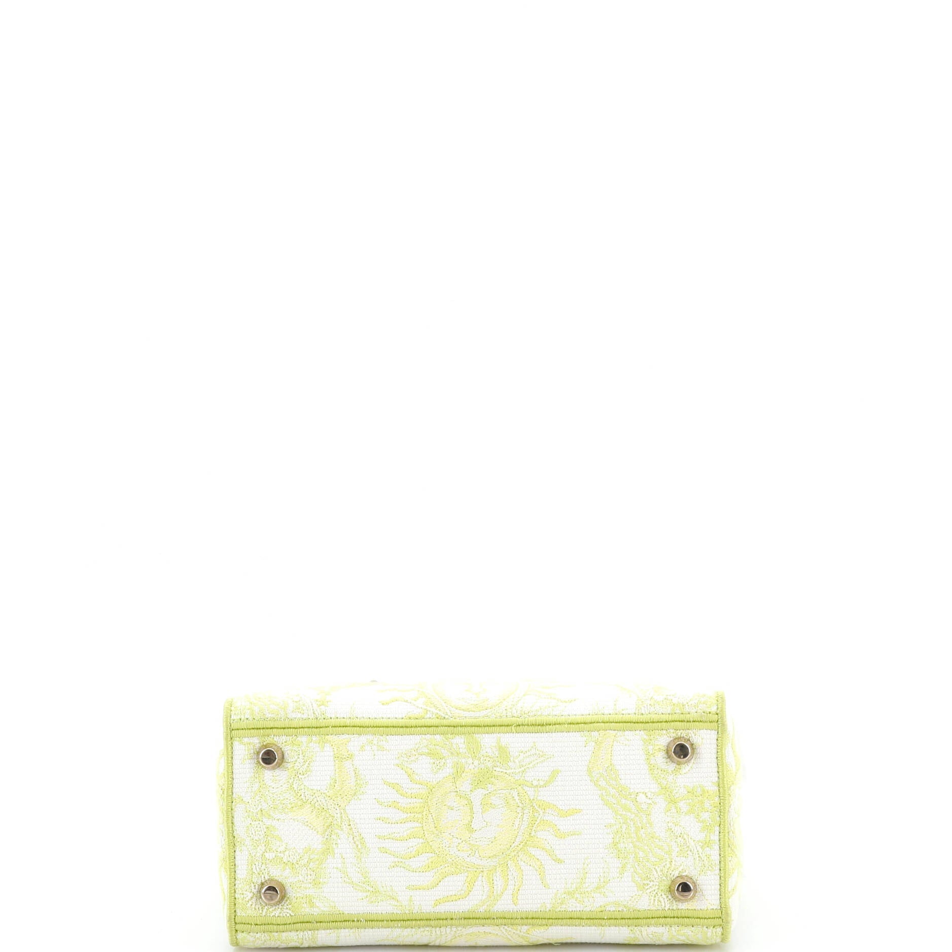 Lady D-Lite Bag Embroidered Canvas Medium