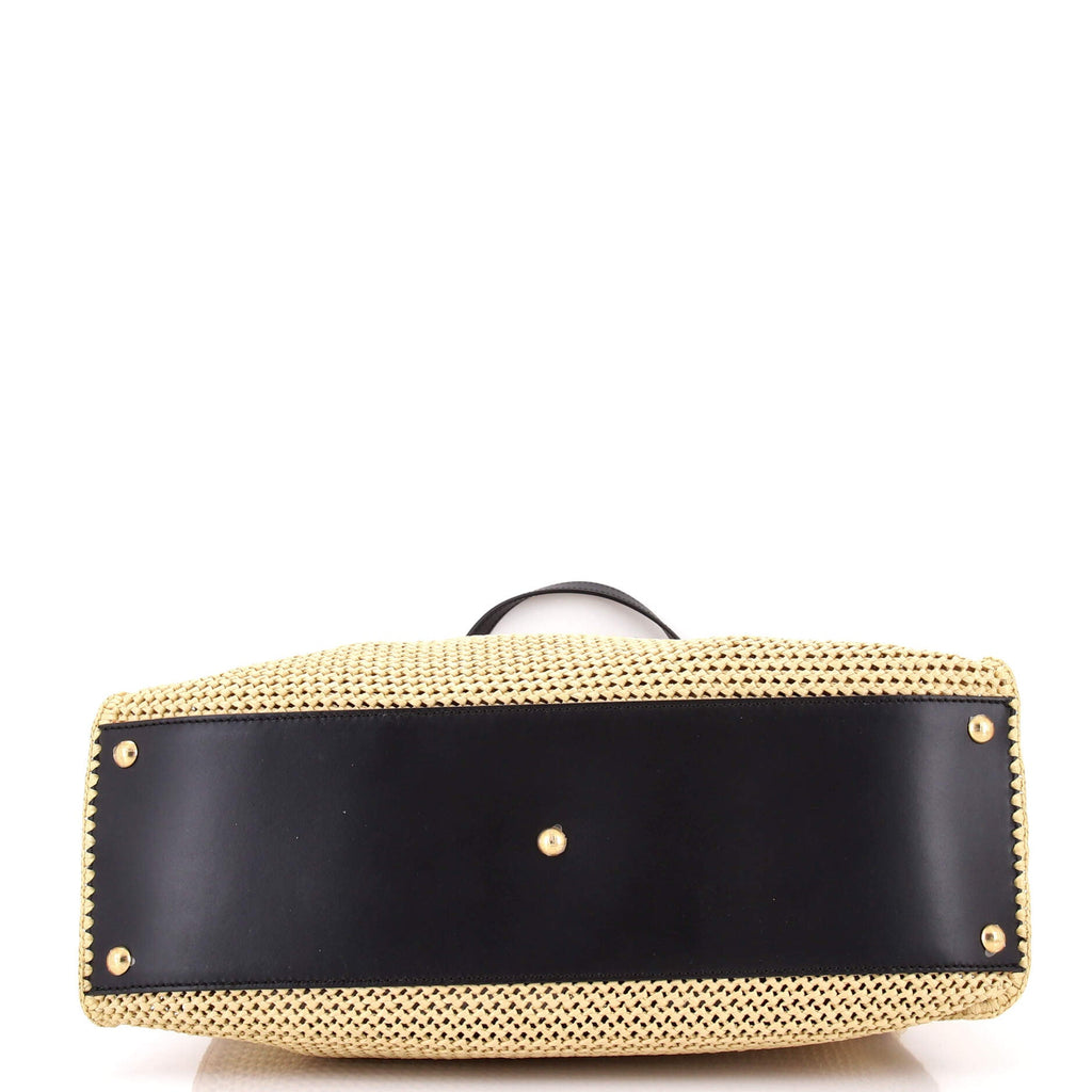 Peekaboo X-Tote Raffia Medium