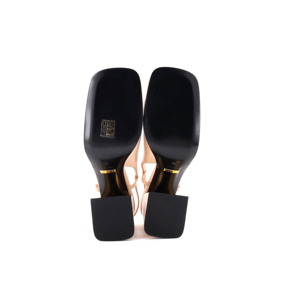 Women's Horsebit Slingback Pumps Leather