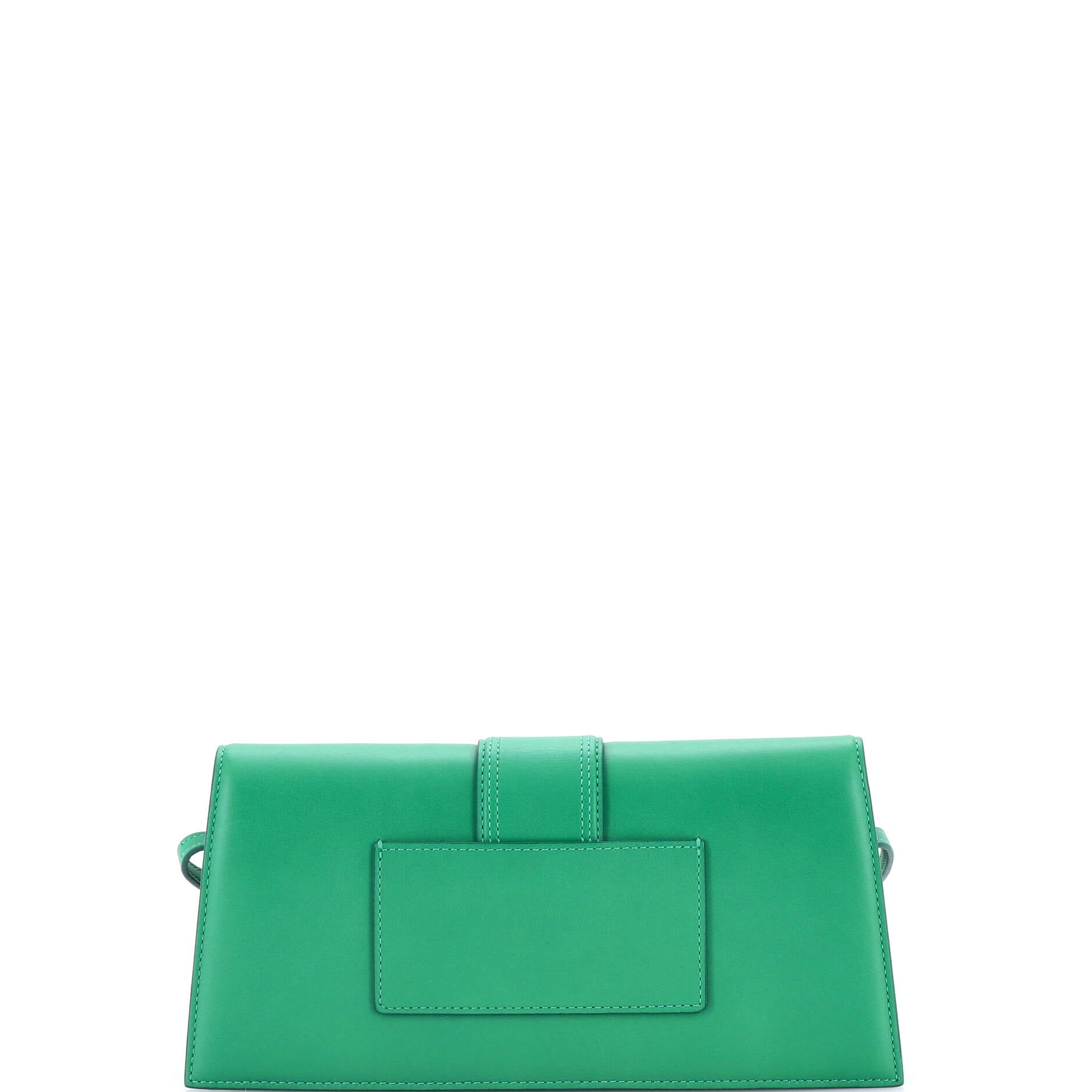 Le Bambino Top Handle Flap Bag Leather Long