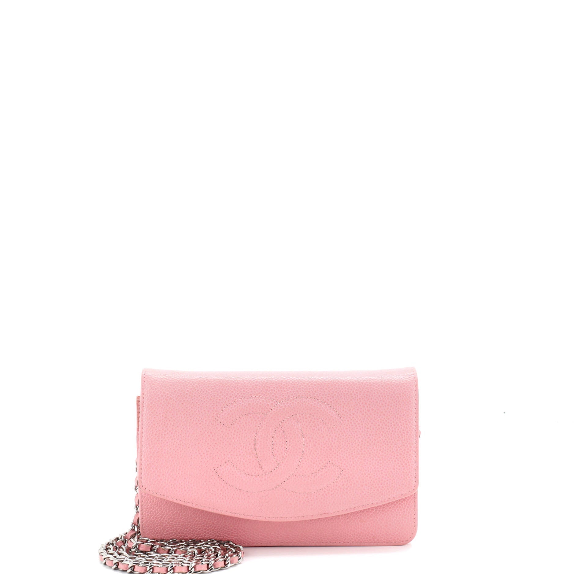 Wallet on Chain Quilted Caviar Mini