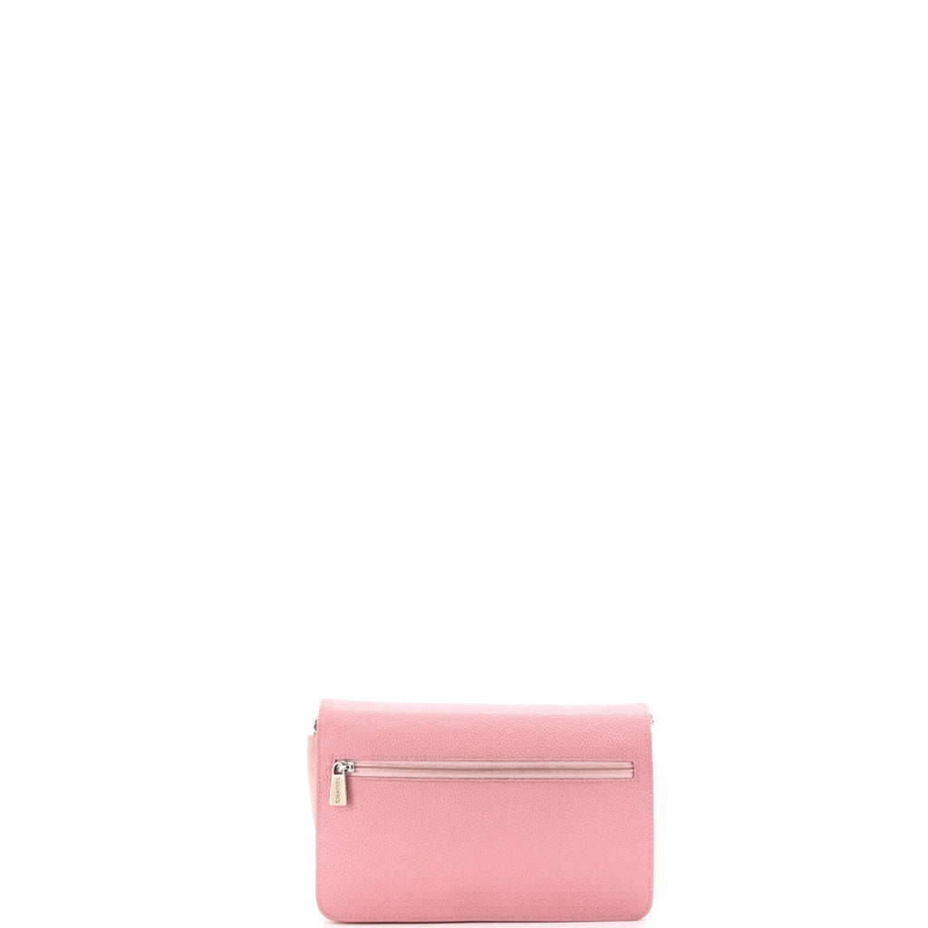 Wallet on Chain Quilted Caviar Mini
