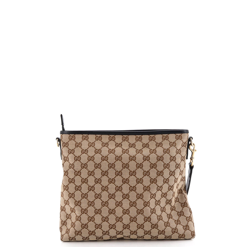 Front Pocket Web Messenger GG Canvas Small