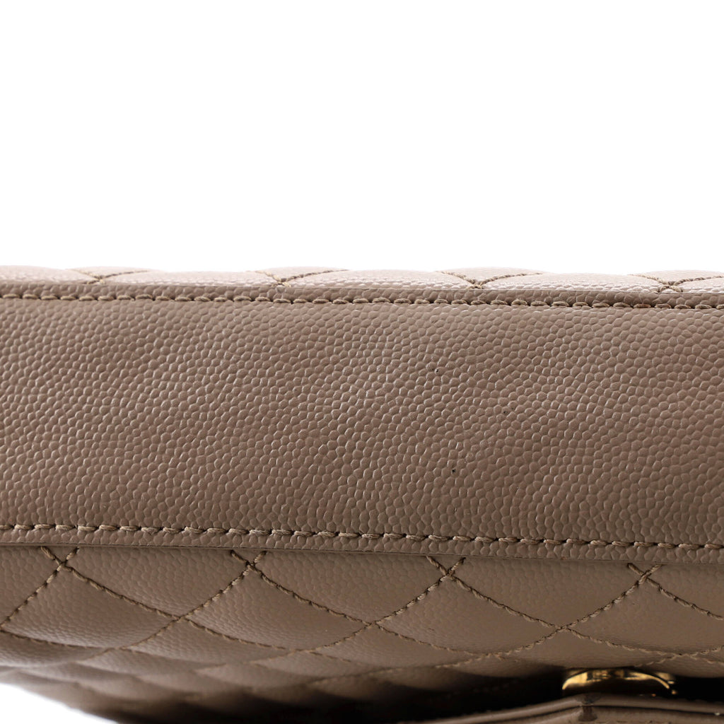 Classic Monogram Envelope Satchel Mixed Matelasse Leather Medium