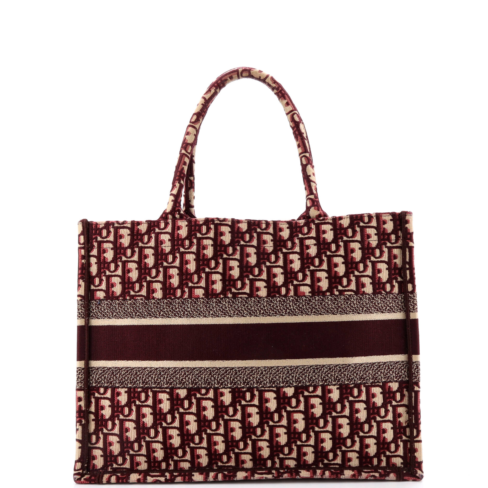 Book Tote Oblique Canvas Medium