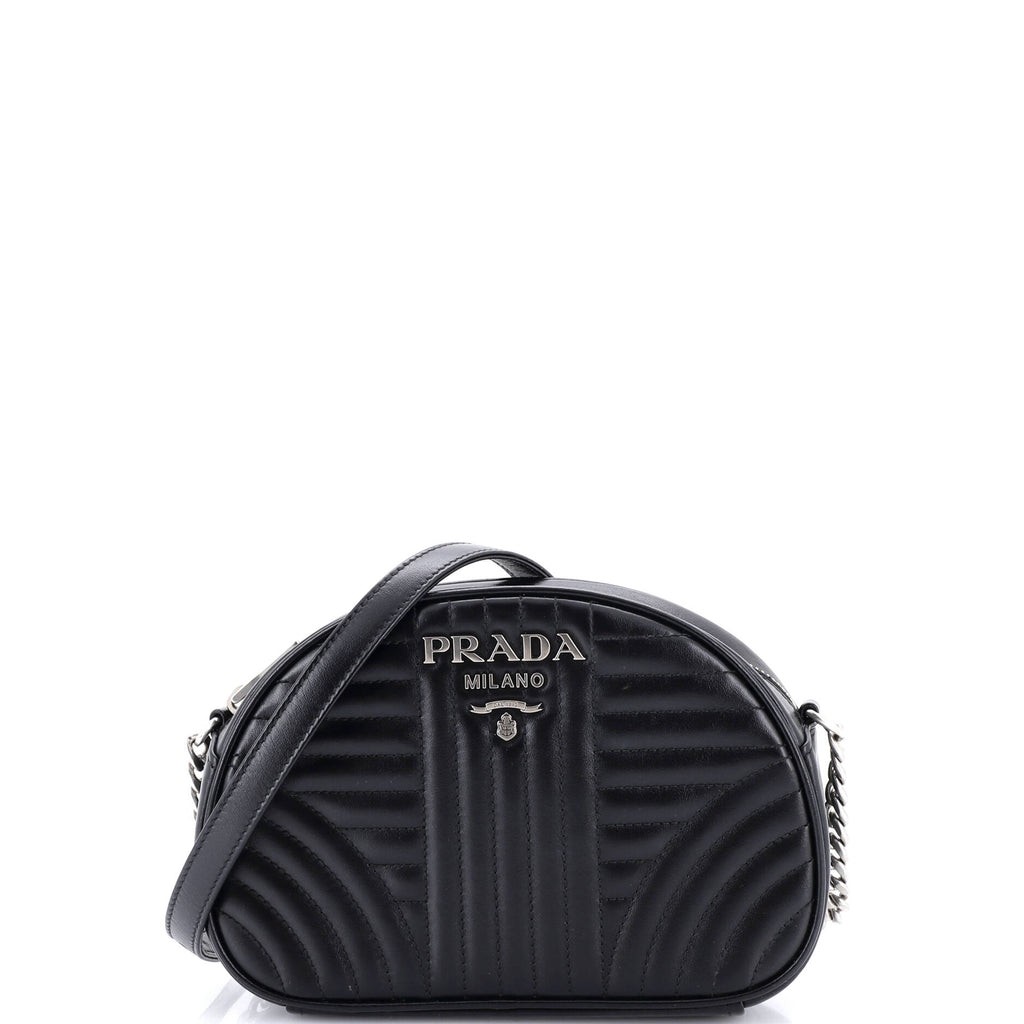 Dome Crossbody Bag Diagramme Quilted Leather Small
