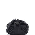 Dome Crossbody Bag Diagramme Quilted Leather Small