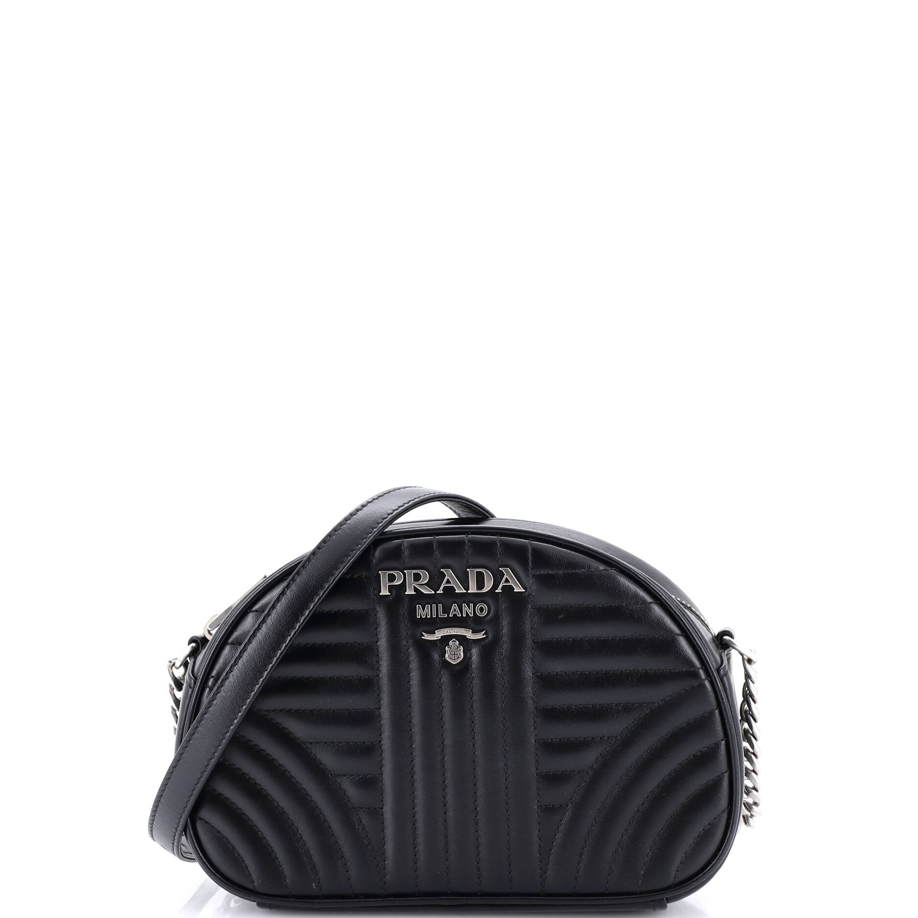 Dome Crossbody Bag Diagramme Quilted Leather Small
