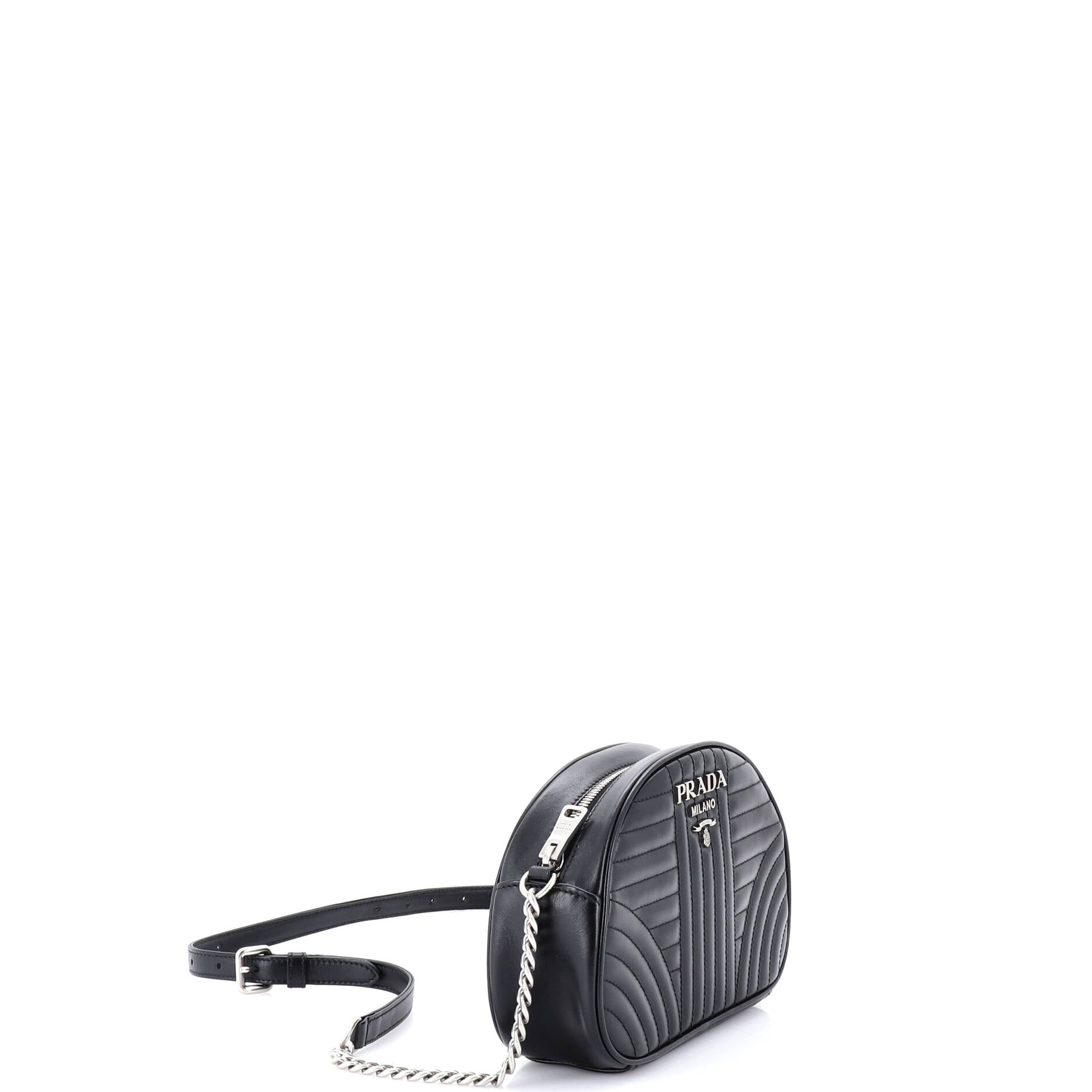 Dome Crossbody Bag Diagramme Quilted Leather Small