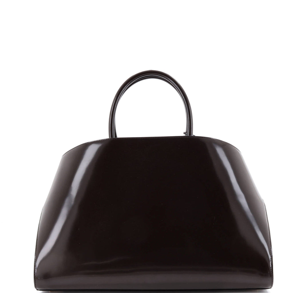 Hug Top Handle Bag Leather Large
