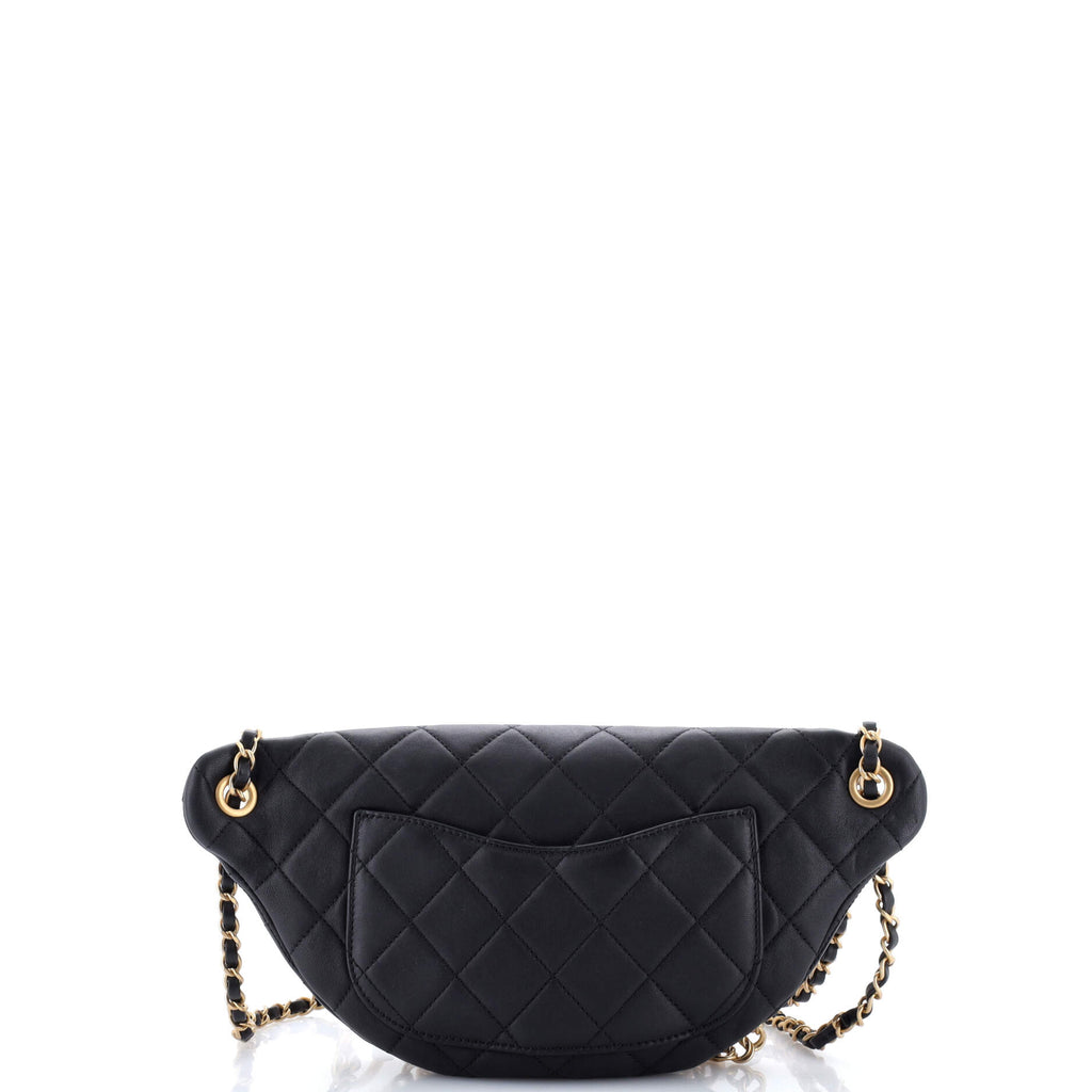 All About Chains Waist Bag Quilted Lambskin