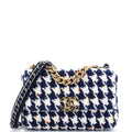 19 Flap Bag Quilted Tweed Medium