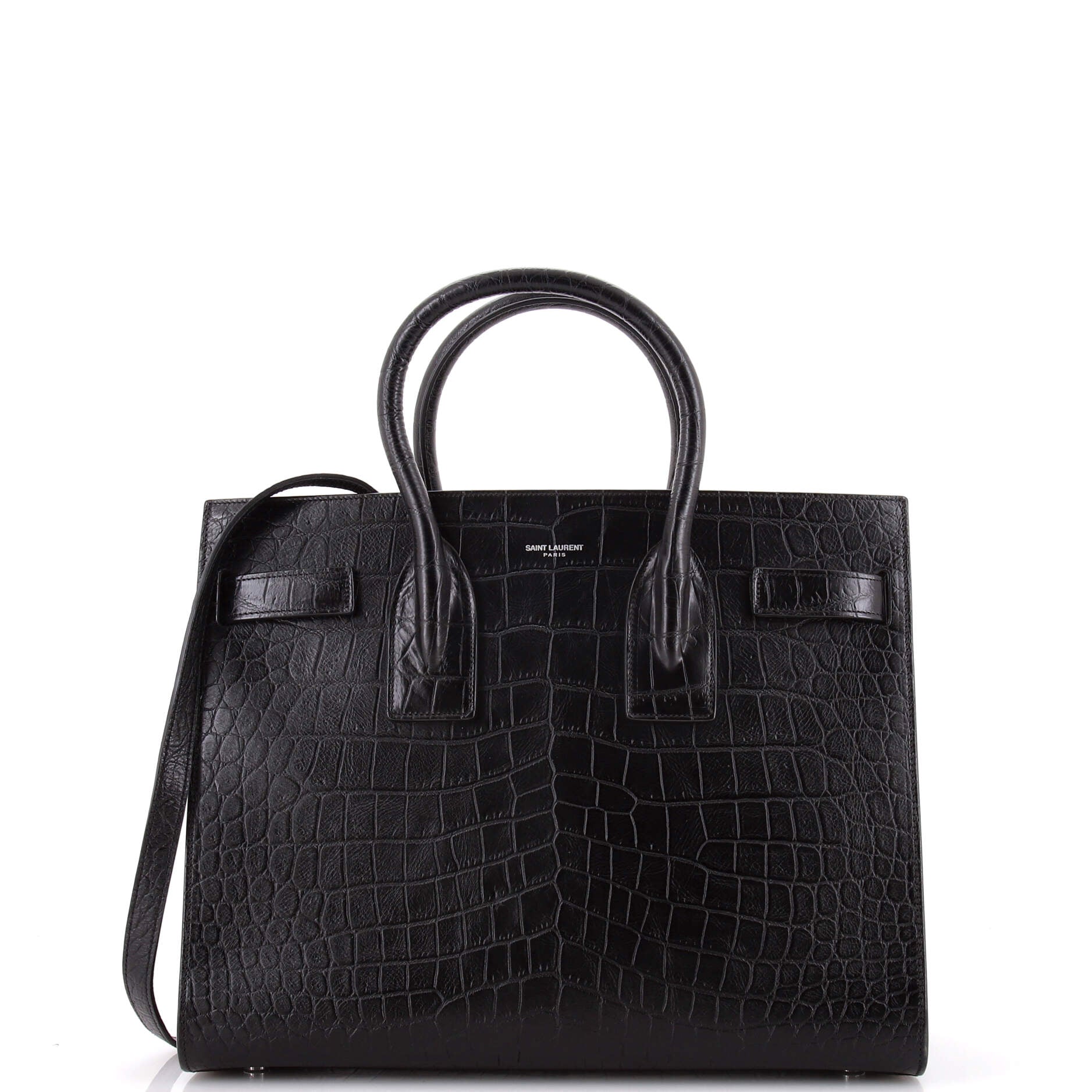 Sac de Jour NM Bag Crocodile Embossed Leather Small