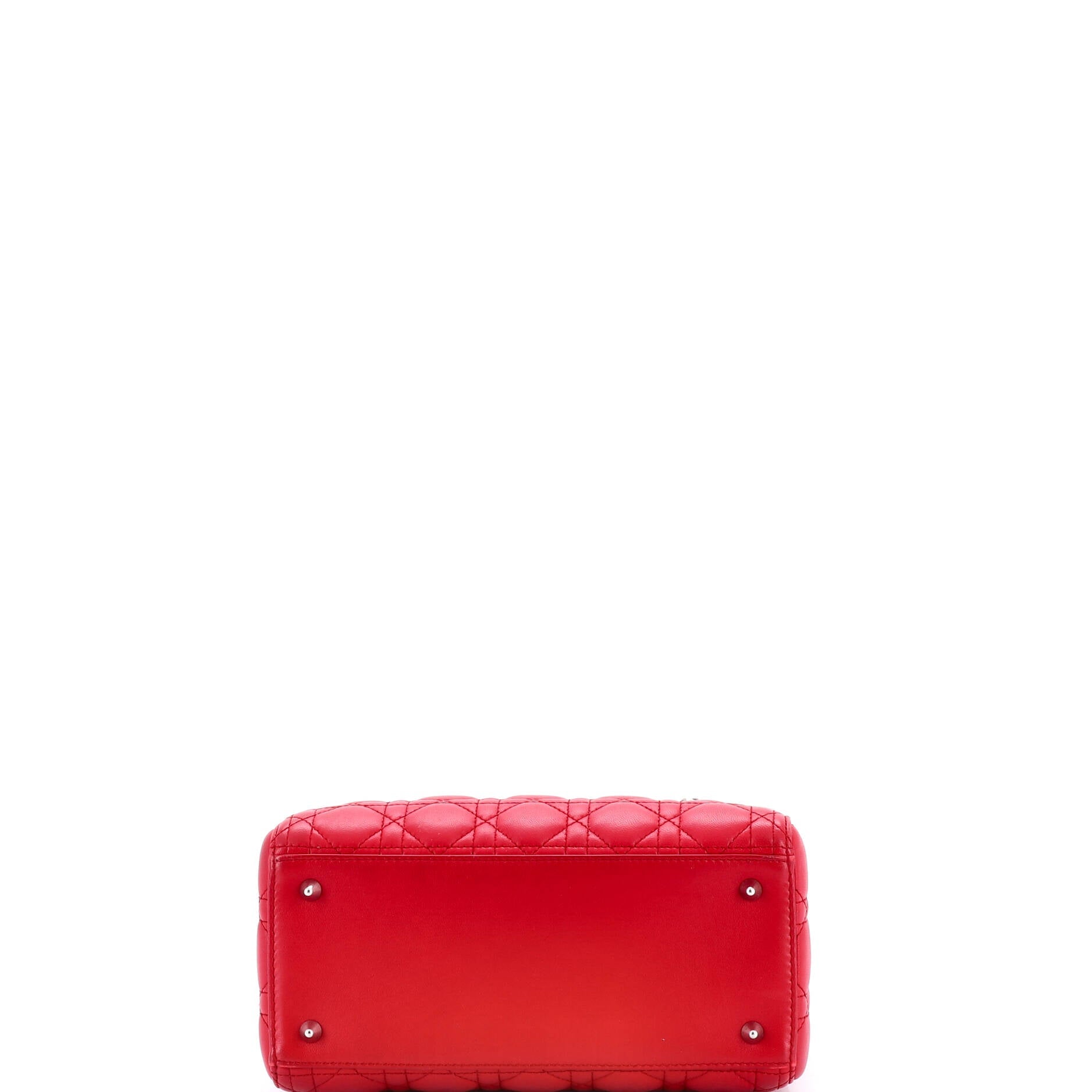 Lady Dior Bag Cannage Quilt Lambskin Medium