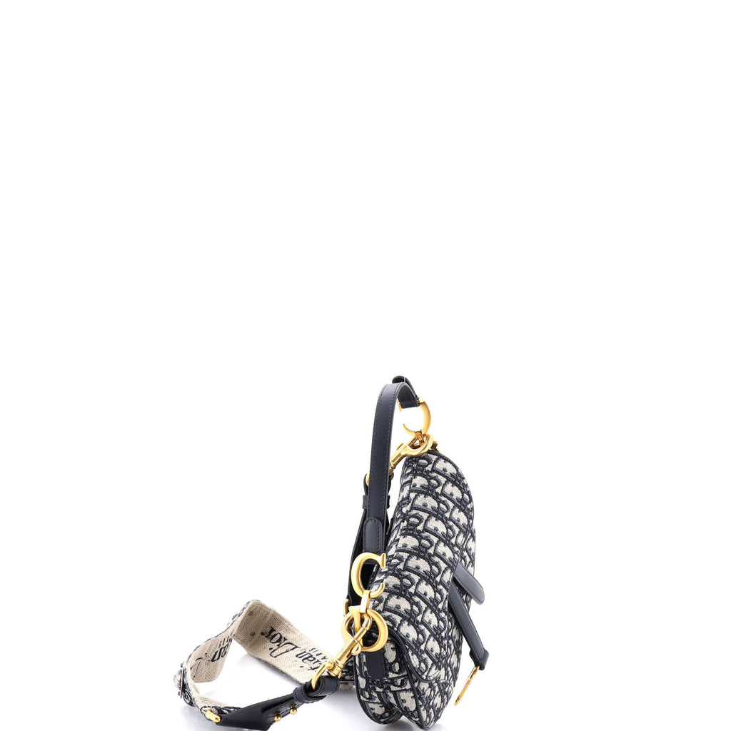 Saddle Handbag Oblique Canvas Mini