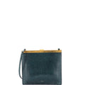 Clasp Crossbody Bag Lizard Mini