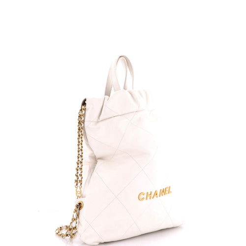 22 Chain Backpack Quilted Calfskin Medium