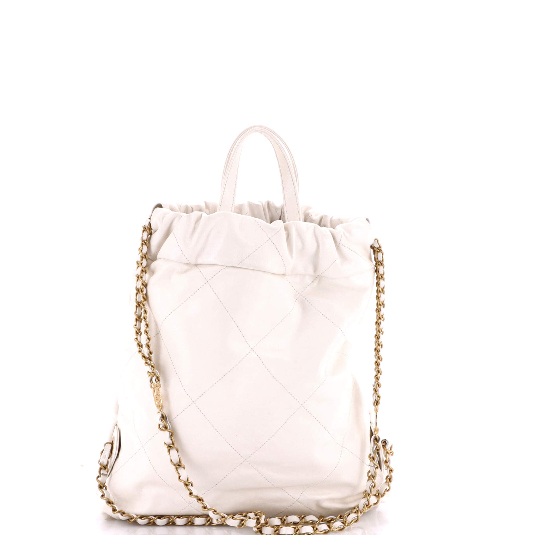 22 Chain Backpack Quilted Calfskin Medium