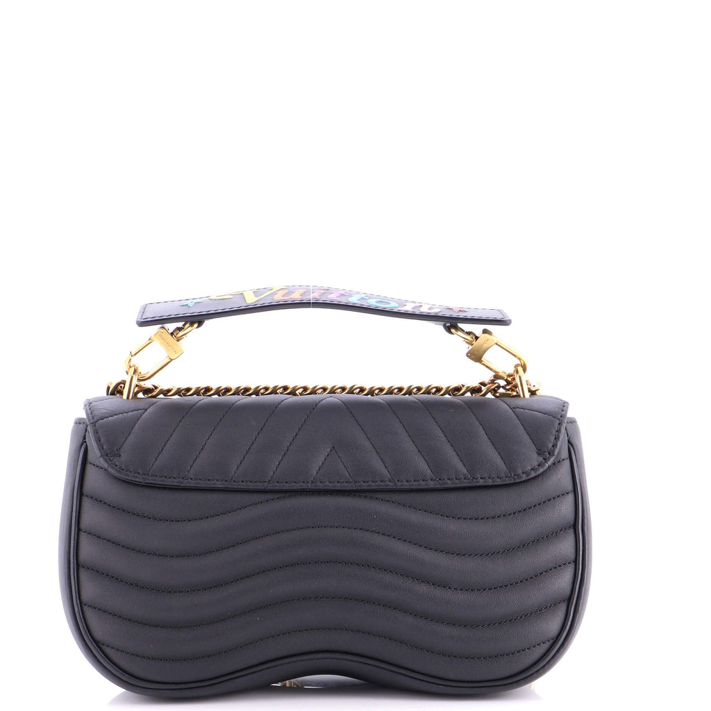 New Wave Chain Bag Quilted Leather MM