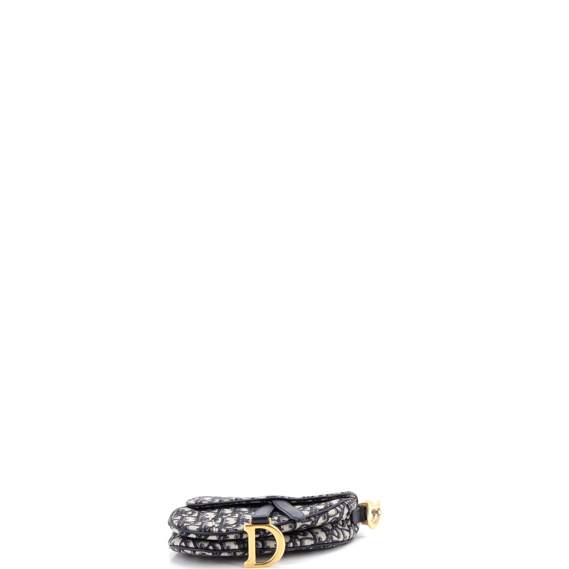 Saddle Handbag Oblique Canvas Mini
