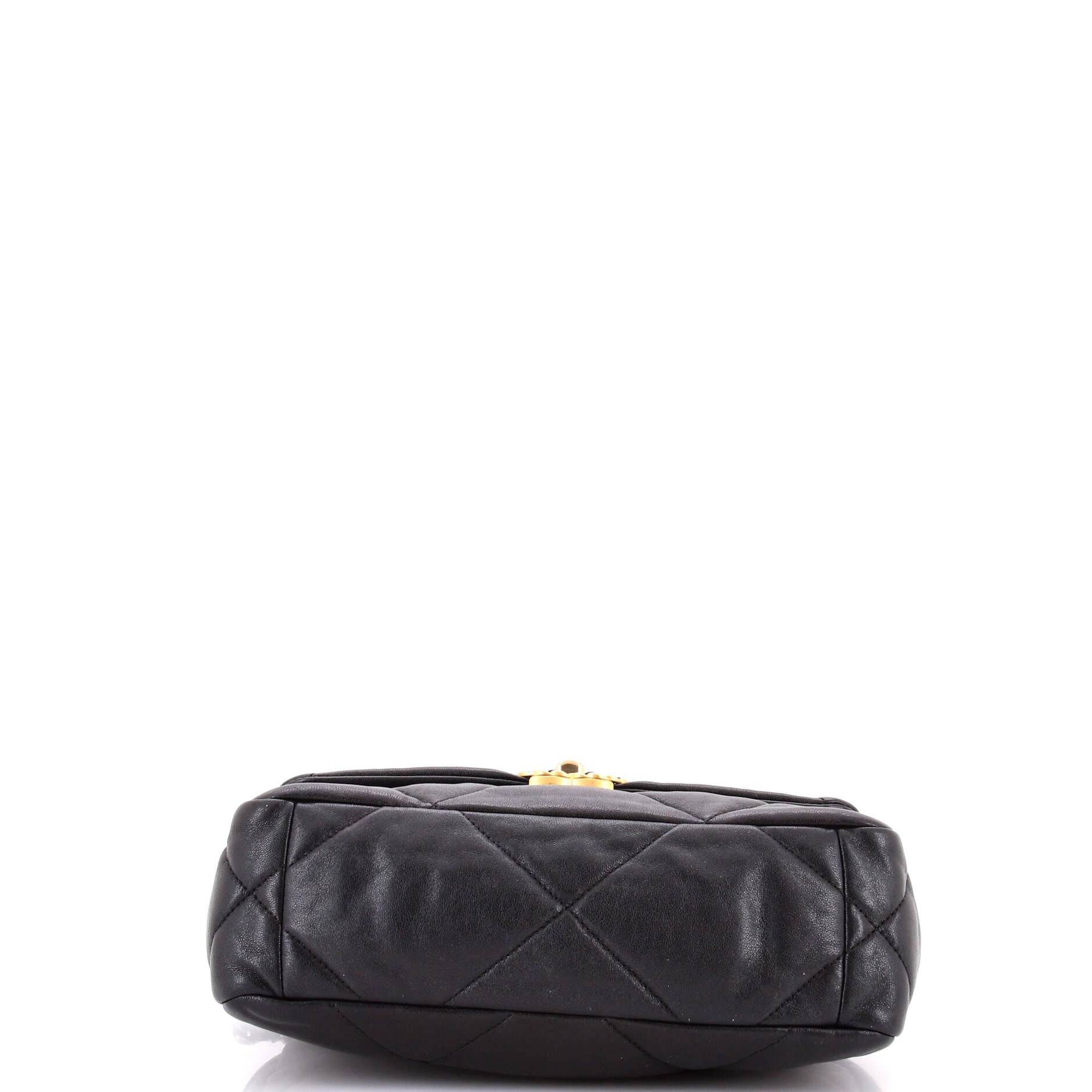 19 Flap Bag Quilted Leather Medium