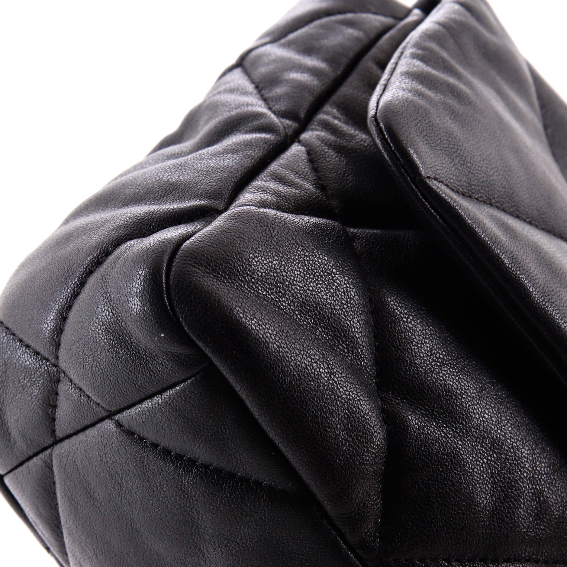 19 Flap Bag Quilted Leather Medium