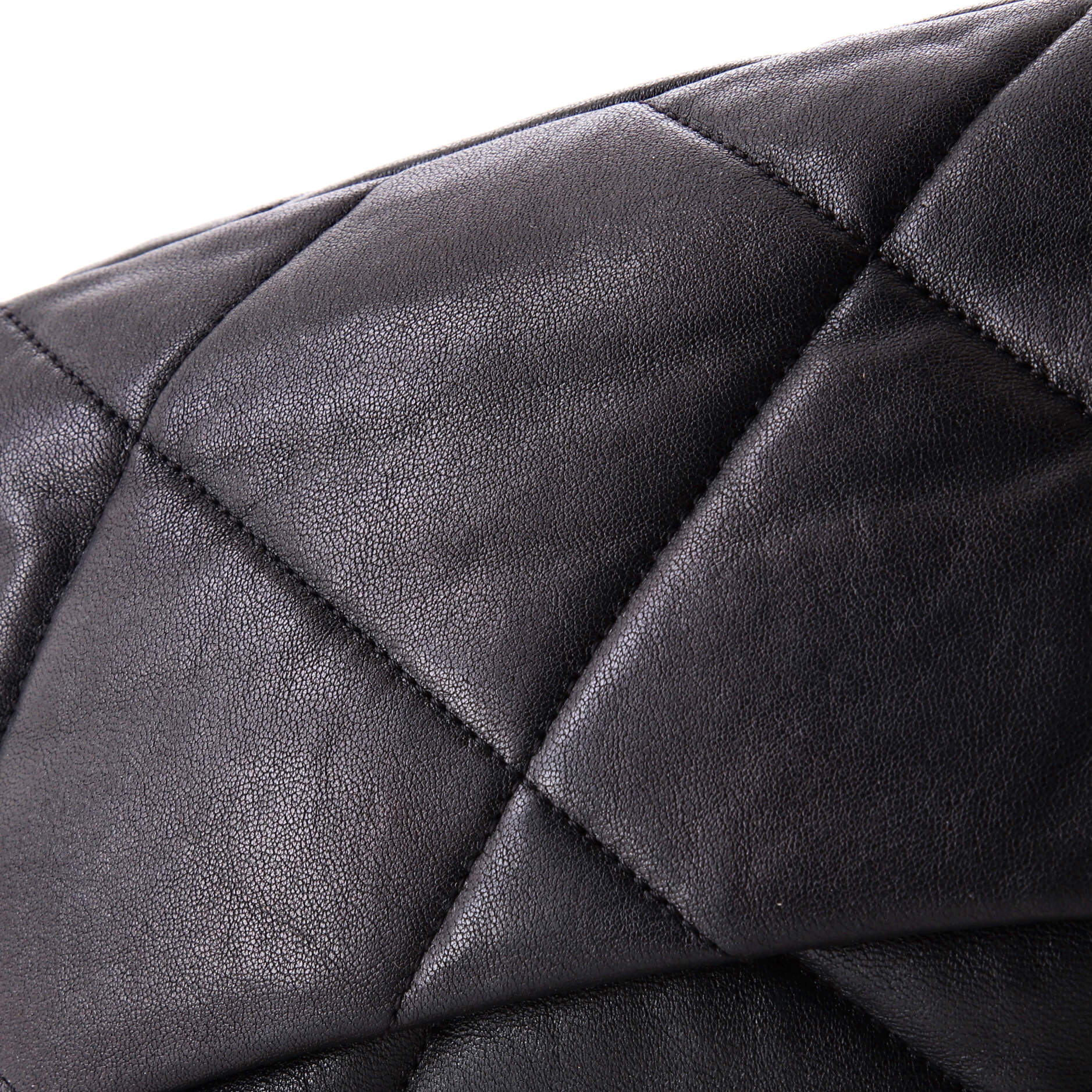 19 Flap Bag Quilted Leather Medium