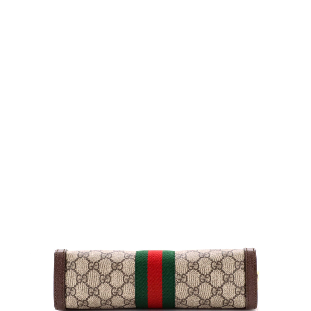 Ophidia Chain Shoulder Bag GG Coated Canvas Small