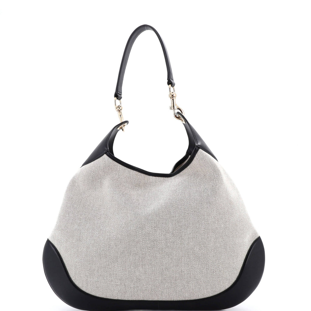 B Shoulder Bag Canvas Large